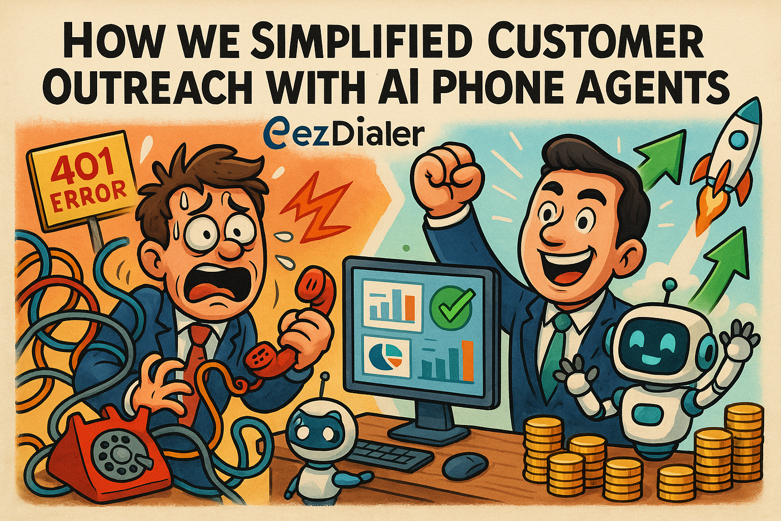 Illustration of digital interface with analytics in a modern office workspace setting, with a creative mood.